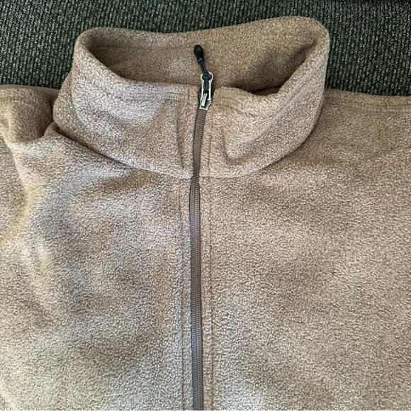 NEW! Amazon Essentials Mens Brown Full Zip Polar Jacket size Large - Picture 4 of 6